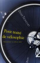 Couverture du livre « Petit traité de vélosophie » de Didier Tronchet aux éditions Plon