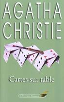Couverture du livre « Cartes sur table » de Agatha Christie aux éditions Le Livre De Poche