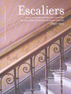 Couverture du livre « Escaliers ; décors et architecture des cages d'escalier des immeubles d'habitation de Suisse romande » de Hoffmann/Luthi aux éditions Ppur