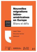 Couverture du livre « Nouvelles migrations latino-americaines en europe » de Herrera Yepez aux éditions Pu De Louvain