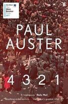 Couverture du livre « 4 3 2 1 » de Paul Auster aux éditions Faber Et Faber