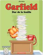 Couverture du livre « Garfield Tome 30 : dur de la feuille » de Jim Davis aux éditions Dargaud