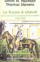 Couverture du livre « La russie a cheval » de Pechkov Dimitri aux éditions Rivages