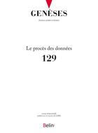 Couverture du livre « Geneses, n.129 (2022-4) » de  aux éditions Belin