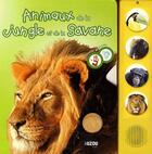 Couverture du livre « Animaux de la jungle ; livre son et toucher » de  aux éditions Philippe Auzou