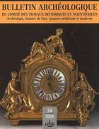 Couverture du livre « Bulletin archeologique du cths moyen age renaissance temps moderne » de Gaborit J R aux éditions Cths Edition