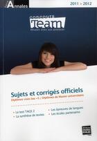 Couverture du livre « TEAM ; annales (édition 2011-2012) » de  aux éditions Studyrama