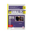 Couverture du livre « UE ANNALES 2016 » de Arthur Michon aux éditions Vernazobres Grego