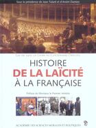 Couverture du livre « Histoire de la laicite a la francaise » de Institut De F aux éditions Cld