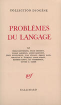 Couverture du livre « Problemes du langage » de Fonagy/Schaff/Paude aux éditions Gallimard (patrimoine Numerise)