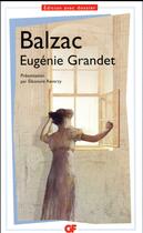 Couverture du livre « Eugénie Grandet » de Honoré De Balzac aux éditions Flammarion