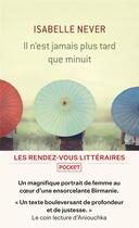 Couverture du livre « Il n'est jamais plus tard que minuit » de Isabelle Never aux éditions Pocket