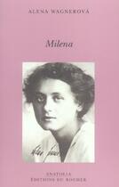 Couverture du livre « Milena » de Wagnerova A aux éditions Rocher