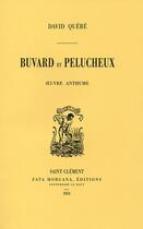 Couverture du livre « Buvard et Pelucheux » de Jean-Charles Blais et David Quere aux éditions Fata Morgana