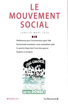 Couverture du livre « Le mouvement social numero 262 varia » de Revue Mouvement Soci aux éditions La Decouverte
