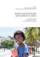 Couverture du livre « Women and sustainable development in Africa : selected presentations ; international forum NASAC » de Jackie Kado et Fatuma Achieng aux éditions Archives Contemporaines