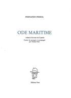 Couverture du livre « Ode maritime » de Fernando Pessoa aux éditions Unes