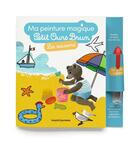 Couverture du livre « Ma peinture magique Petit Ours Brun : les saisons » de Daniele Bour aux éditions Bayard Jeunesse