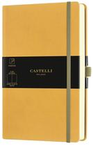 Couverture du livre « Carnet aquarela grand format uni jaune moutarde » de Castelli aux éditions Castelli Milano