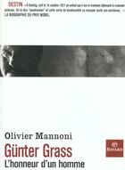 Couverture du livre « Gunter Grass, L'Honneur D'Un Homme » de Mannoni G aux éditions Bayard