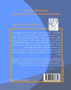 Couverture du livre « Corpus thématique des proverbes et des maximes persans » de Bijan Ghalamkaripour aux éditions Books On Demand