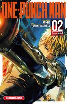 Couverture du livre « One-Punch Man Tome 2 : le secret de la puissance » de Yusuke Murata et One aux éditions Kurokawa