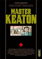 Couverture du livre « Master Keaton Tome 1 » de Naoki Urasawa et Takashi Nagasaki et Hokusei Katsushika aux éditions Kana