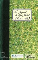 Couverture du livre « Le journal de Louis Joubert » de  aux éditions L'harmattan