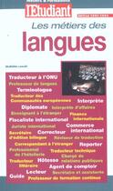 Couverture du livre « Les metiers des langues » de Mathilde Lenoel aux éditions L'etudiant