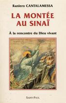 Couverture du livre « La montee au sinai » de Cantalamessa Raniera aux éditions Saint Paul Editions