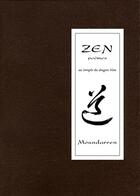 Couverture du livre « Zen poèmes ; au temple du dragon bleu » de  aux éditions Moundarren