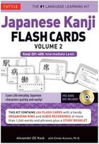 Couverture du livre « Japanese kanji flash cards kit volume 2 » de Kask Alexander aux éditions Tuttle