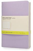 Couverture du livre « Cahier pastel set de 3 poche pages blanches » de Moleskine aux éditions Moleskine Papet