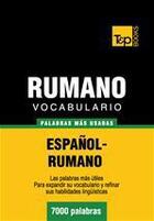 Couverture du livre « Vocabulario español-rumano - 7000 palabras más usadas » de Andrey Taranov aux éditions T&p Books