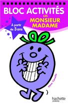 Couverture du livre « Les Monsieur Madame ; bloc activités » de Roger Hargreaves aux éditions Hachette Jeunesse