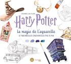 Couverture du livre « D'après les films Harry Potter : la magie de l'aquarelle ; 32 aquarelles enchantées pas à pas » de Tugce Audoire aux éditions Hachette Pratique