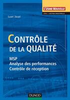 Couverture du livre « Controle de la qualite - msp, analyse des performances et controle de reception » de Jaupi Luan aux éditions Dunod
