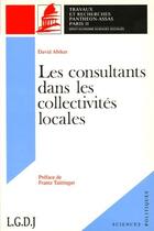Couverture du livre « Consultants dans collect.local » de David Abiker aux éditions Pantheon-assas