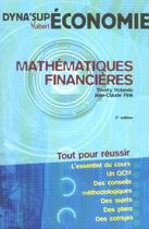 Couverture du livre « MATHEMATIQUES FINANCIERES (2e édition) » de Thierry Rolando et Jean-Claude Fink aux éditions Vuibert