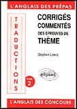 Couverture du livre « Traductions (theme) 88/92 tome 2 » de Stephen Lewis aux éditions Ellipses