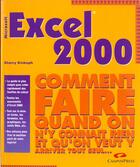 Couverture du livre « Comment Faire Excel 2000 » de Leonhard Bott aux éditions Campuspress