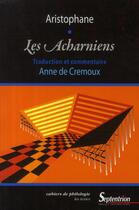 Couverture du livre « Les acharniens » de Aristophane aux éditions Pu Du Septentrion
