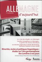 Couverture du livre « REVUE ALLEMAGNE D'AUJOURD'HUI » de Prest V Weissmann aux éditions Pu Du Septentrion