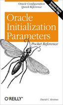 Couverture du livre « Oracle initialization » de David Kreines aux éditions O Reilly