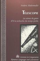 Couverture du livre « Telescopie » de Fladenmuller Frdri aux éditions Peter Lang