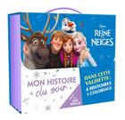 Couverture du livre « Mon histoire du soir : La Reine des Neiges 2 : valisette de rentrée ; 4 histoires et 1 coloriages » de Disney aux éditions Disney Hachette