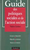 Couverture du livre « Guide des politiques sociales » de Valerie Lochem aux éditions Dunod
