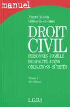 Couverture du livre « Personnes, famille, incapacite » de Voirin/Goubeaux aux éditions Lgdj