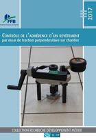 Couverture du livre « Contrôle de l'adhérence d'un revêtement par essai de traction perpendiculaire sur chantier » de  aux éditions Sebtp