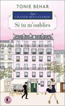 Couverture du livre « Si tu m'oublies » de Tonie Behar aux éditions Charleston